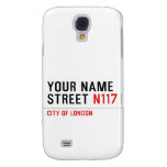 Your Name Street  Samsung Galaxy S4 Cases