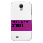 Your Name Street  Samsung Galaxy S4 Cases