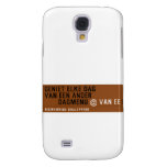 Geniet elke dag van een ander         dagmenu  Samsung Galaxy S4 Cases