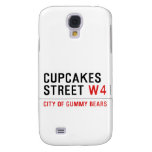 cupcakes Street  Samsung Galaxy S4 Cases