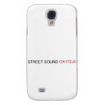 STREET Sound  Samsung Galaxy S4 Cases