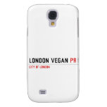 London vegan  Samsung Galaxy S4 Cases