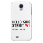 Hello kids  Street  Samsung Galaxy S4 Cases