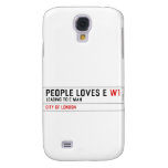 PEOPLE LOVES E  Samsung Galaxy S4 Cases