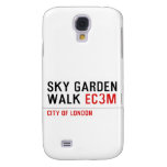 sky garden walk  Samsung Galaxy S4 Cases