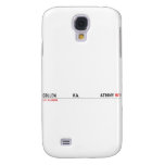 COLLEN.             KA.                 ATHINY  Samsung Galaxy S4 Cases