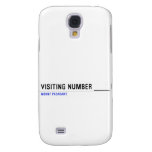 Visiting Number ____  Samsung Galaxy S4 Cases