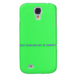 keep calm and just be yourself  Samsung Galaxy S4 Cases