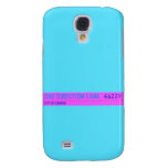 One Direction Lane   Samsung Galaxy S4 Cases