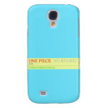 one piece  Samsung Galaxy S4 Cases