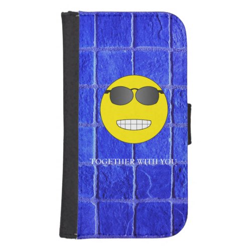 Samsung Galaxy S4 Together with you Wallet Phone Case For Samsung Galaxy S4