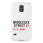 MIDDLESEX  STREET  Samsung Galaxy S5 Cases