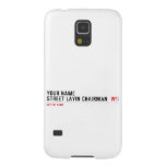 Your Name Street Layin chairman   Samsung Galaxy S5 Cases