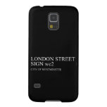 LONDON STREET SIGN  Samsung Galaxy S5 Cases
