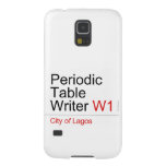 Periodic Table Writer  Samsung Galaxy S5 Cases