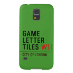 Game Letter Tiles  Samsung Galaxy S5 Cases
