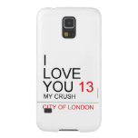 I Love You  Samsung Galaxy S5 Cases
