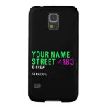 Your Name Street  Samsung Galaxy S5 Cases