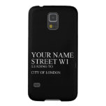 Your Name Street  Samsung Galaxy S5 Cases