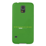 Hope keep calm and stay with me kaddu forever  Samsung Galaxy S5 Cases