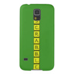 S
 C
 R
 A
 B
 B
 L
 E  Samsung Galaxy S5 Cases