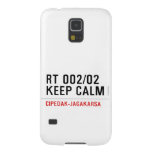 RT 002/02 KEEP CALM  Samsung Galaxy S5 Cases