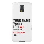 Your Name WAKX LOU  Samsung Galaxy S5 Cases