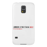 london streetsign  Samsung Galaxy S5 Cases
