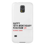 Happy 10th Monthsary Khaeram  Samsung Galaxy S5 Cases
