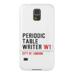 Periodic Table Writer  Samsung Galaxy S5 Cases