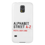 Alphabet  Street  Samsung Galaxy S5 Cases