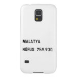 MALATYA  NÜFUS: 759.930  Samsung Galaxy S5 Cases