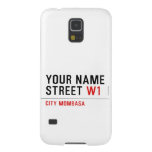 Your Name Street  Samsung Galaxy S5 Cases