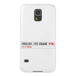 English 3rd grade  Samsung Galaxy S5 Cases