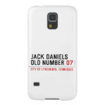 Jack Daniels Old Number  Samsung Galaxy S5 Cases