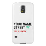 Your Name Street  Samsung Galaxy S5 Cases