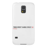 7800 Credit cards street  Samsung Galaxy S5 Cases