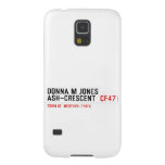 Donna M Jones Ash~Crescent   Samsung Galaxy S5 Cases