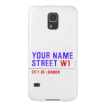 Your Name Street  Samsung Galaxy S5 Cases