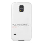 VOLKAN%GÖNÜL  Samsung Galaxy S5 Cases