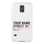 Your Name Street  Samsung Galaxy S5 Cases
