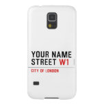 Your Name Street  Samsung Galaxy S5 Cases