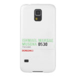 ISHMAEL MAKGAE MUSONA  Samsung Galaxy S5 Cases