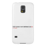 Keep calm is Faith birthday w1  Samsung Galaxy S5 Cases