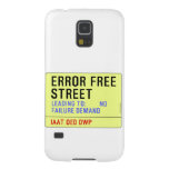 Error Free Street  Samsung Galaxy S5 Cases