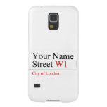 Your Name Street  Samsung Galaxy S5 Cases