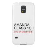 AMANDA class 1C  Samsung Galaxy S5 Cases