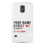 Your Name Street  Samsung Galaxy S5 Cases