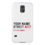 Your Name Street  Samsung Galaxy S5 Cases