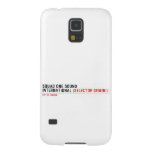 SQUAD ONE SOUND INTERNATIONAL  Samsung Galaxy S5 Cases